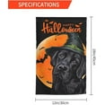 thumbnail image 6 of Happy Halloween Spider Lack Labrador Lab Dog Retriever Garden Flag 12x18 Inch Double Sided Vertical Decoration Yard Small Flag For Outside Holiday Seasonal Outdoor, 6 of 10