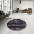 thumbnail image 3 of Ahgly Company Indoor Rectangle Abstract Charcoal Black Abstract Area Rugs, 2' x 4', 3 of 6