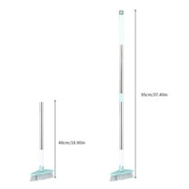 Long Extendable Handle Floor Cleaning Brush with Detachable Head | Rotatable & Bendable Design for Hard-to-Reach Corners | Stiff Bristles for Tile, Grout, Bathtub & Ceiling Fans | 1-Pack