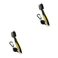 thumbnail image 2 of VONKY Stainless Steel Golf Club Brush Portable Handheld Replacement Solid Color Telescopic Double-sided Ball Brushes Yellow Lidless 2Set, 2 of 6
