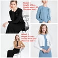thumbnail image 5 of Cárdigan de fibra natural para mujer, vestido largo hasta el tobillo, tejido con ribetes, moda de verano, 2023, 5 of 5