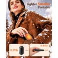 thumbnail image 7 of Electric Hand Warmers Rechargeable: 2 Pack 6000mAh USB Hand Warmer Reusable Portable Pocket Heater 3 Heating Modes Rechargeable Hand Warmer - Tech Gifts for Men Women Camping, 7 of 7