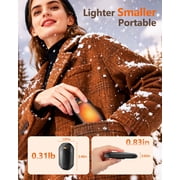Electric Hand Warmers Rechargeable: 2 Pack 6000mAh USB Hand Warmer Reusable Portable Pocket Heater 3 Heating Modes Rechargeable Hand Warmer - Tech Gifts for Men Women Raynauds Camping