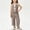 Brown1854, variant on Amidoa Girls Summer Outfit Sets 2 Piece T-Shirt Tank Top and Casual Pants Set Kids Clothing Sets Beige Size 3T