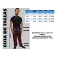 thumbnail image 4 of Pijamas de Franela a Cuadros de Algodón, Pantalón Largo Con Bolsillos, Para Hombre Corte Recto, 4 of 4