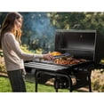 thumbnail image 2 of PRZL Grill Outdoor Charcoal Grills with Side Oven & Thermometer Offset Smoker with Ash Catcher & Cover for Camping Picnics, BBQ, Hiking, 2 of 7