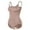 1 PCS - Nude, variant on Cinvik Bodysuit Briefs Shaping Women Snatched Bodysuit Crew Neck Spaghetti Strap 1PCS Polyamide 2XL