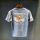 thumbnail image 3 of Ropa de calle para hombre, camisetas para hombre, camiseta de algodón de verano, básica, vintage, nueva, elástica, con alfabeto, Kpop, talla XL, M, 3 of 4