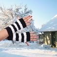 thumbnail image 1 of Raindrops Gants en Laine à Demi-Doigts 1 Paire pour Femmes Golf et Cyclisme, 1 of 6