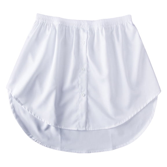 Skirt Fake Shirt Extender Half Length Lower Sweep Layering Girl Mini Version A Splitting Woman Detachable Extenders Set