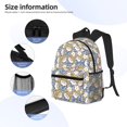 thumbnail image 3 of Pofeuu Cute Rabbit Print Laptop Backpack Travel Canvas Backpack for School Lightweight and Comfortable Backpack College Backpack Schoolbag, 3 of 6