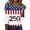 White, variant on Womens Summer Tops T Shirts Patriotic Graphic Short Sleeve Fourth Of July Celebration National Day Commemorative Tees
