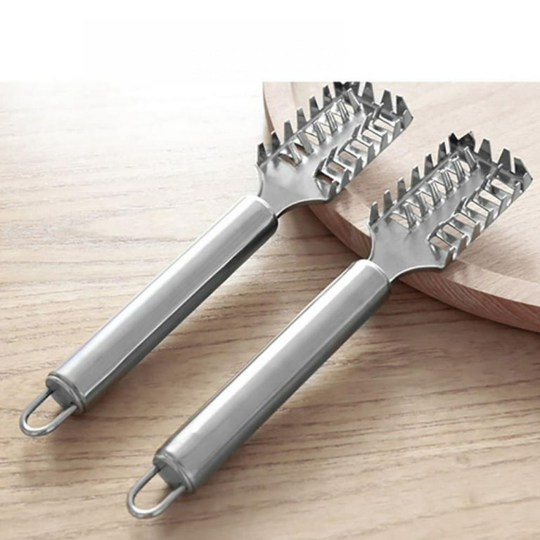 1pc Stainless Steel Fish Scale Scraper, Remover With Serrated Design Fish  Knife, Perfect Kitchen Tool