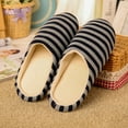 thumbnail image 4 of FRSASU Slippers Woman's Warm Home Plush Soft Slippers Anti-slip Winter Floor Bedroom Shoes Navy 11.5(44-45), 4 of 8