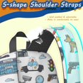 thumbnail image 5 of Police and German Shepherd 17" Waterproof Oxford School Backpacks for Teens, S-Shape Padded Straps, for School, Travel, Hiking, Camping, 5 of 5
