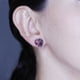 thumbnail image 3 of Arete para Mujer con Cristal Swarovski  en Forma de Corazon – Bañado en Rodio– Arete Elegante y Brillante, Aretes de Mujer de Moda– Joyería para Mujer de Moda– Regalo especial Ortiz Espinosa Temporada, 3 of 5