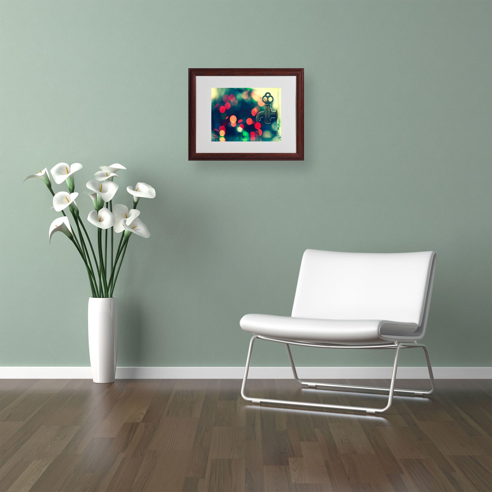 Trademark Fine Art "The Magic is On" Framed Canvas Art by Beata Czyzowska Young