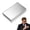silver, variant on RFID Blocking Stainless Steel Metal Credit Card Holder – Slim Hard Case Wallet for Men & Women