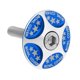 thumbnail image 2 of Cubierta Y Perno de La Tapa ástago Del Auricular de Aleación de Aluminio para Horquilla de Dirección de Bicicleta de 1-1 / 8 "de Diá Azul Soledad Cubierta de auriculares de bicicleta, 2 of 7