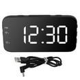 thumbnail image 2 of Plastic Digital Alarm Clock Digital Clock Small LED Digital Alarm Clock Portable Desk Clock With Snooze For Bedroom Home Travel 3 Colors OptionalRed, 2 of 8