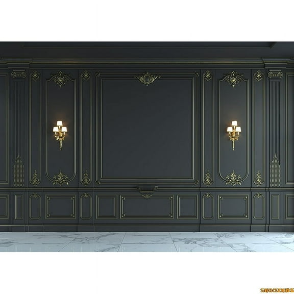 Classic Ceiling And Home r Empty Room Photography Backdrops Props Wall Cabinets Indoor Window Theme Background TQ-08