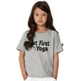 thumbnail image 3 of 1st Yoga Relaxing Meditation Namaste Girls Kids T Shirt Tees Teen Brisco Brands L, 3 of 6