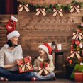 thumbnail image 1 of Feltree Christmas Faux Burlaps Wrap Ribbon Christmas Tree Gift Box Decoration Bow Decoration Ribbon, 1 of 8