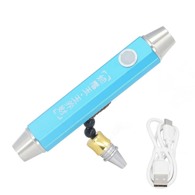Fyearfly Uv Flashlight Gem Identification Flashlight, Pocket Flashlight Rechargeable Ultraviolet Flashlight Jade Appraisal Light Jewelry Identification Flashlight with Uv White 2 Light Sources