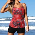 thumbnail image 5 of Lolmot Tankini Swimsuits for Women Conservative Two Piece Modest Swimsuits Swimwear Flowy Tummy Control Bathing Suits with Boyshorts, 5 of 9