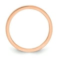 thumbnail image 2 of 10K Rose Gold 1.2mm Criss-Cross Pattern stackable Band - Size 5, 2 of 3