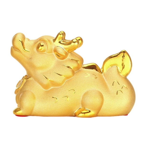 Alcancía de animales Colección de alcancías de especies de dragón Año del dragón 2024 Ahorro 18cmx9cmx10.5cm