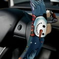 thumbnail image 5 of Snowman Printed 14.5 Inch PVC Leather Auto Accessories Car Steering Wheel Cover, 5 of 6