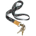 thumbnail image 4 of Wrapables Lanyard Keychain and ID Badge Holder, Unicorns Black, 4 of 8