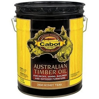 Cabot Australian Timber Oil Translucent Exterior Oil Finish, 3458 Honey Teak,  1 Qt. - Clark Devon Hardware