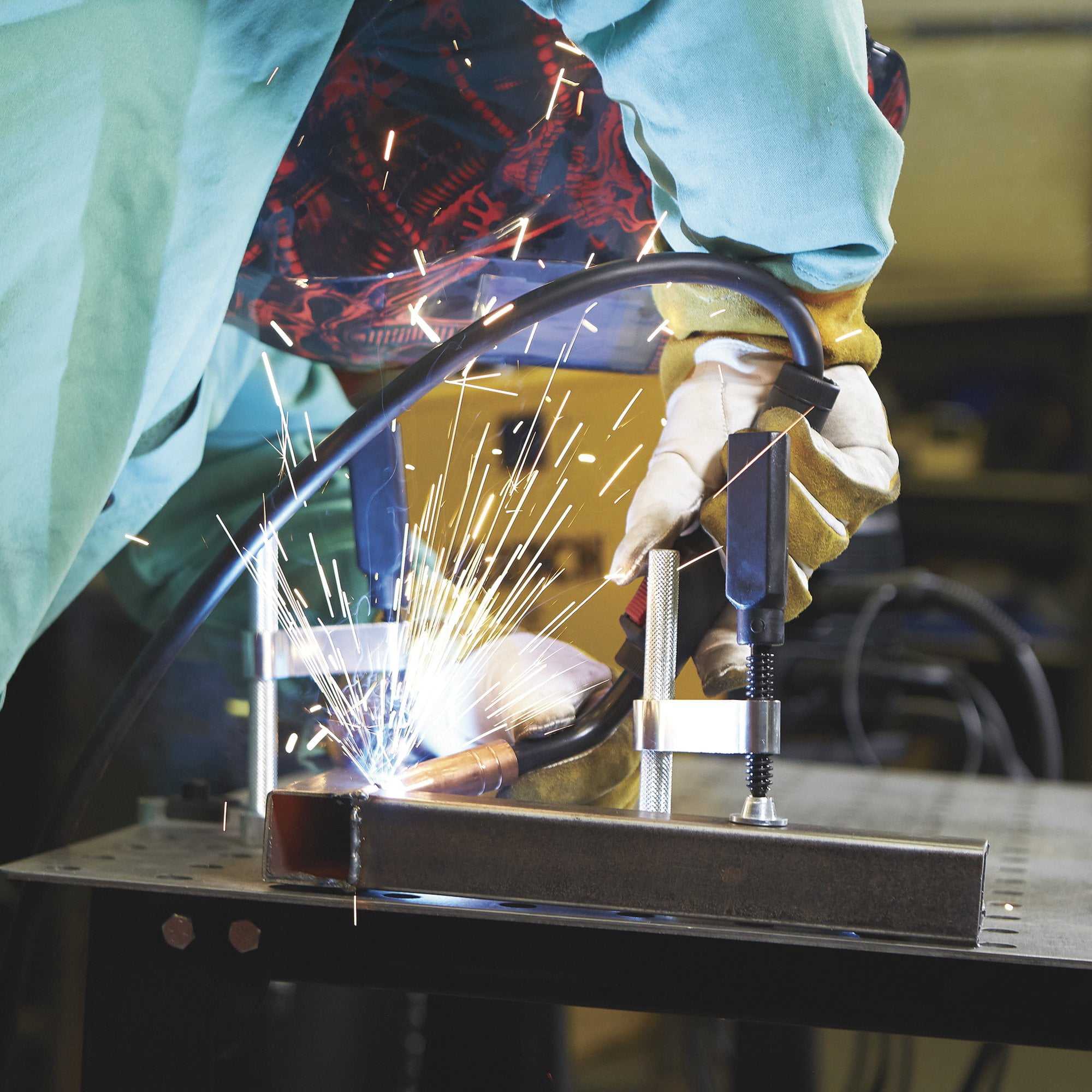 Klutch Welding Table Clamp Kit, 4-Pc.