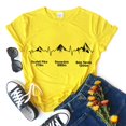 thumbnail image 3 of Harajuku Twin Peaks T-shirts women's clothing summer 2022 news Vintage Aesthetic Yellow T Shirt Casual O-neck Tshirts, 3 of 5