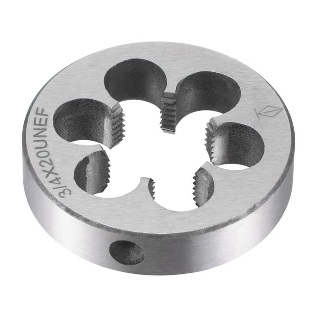 Unique Bargains 3/4'-20 UNEF Alloy Tool Steel Machine Thread Round Threading Die Hand Tool