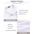 thumbnail image 4 of Coofandy Men's Slim Fit Dress Shirts Wrinkle-Free Long Sleeve Casual Button Down Shirt, 4 of 6