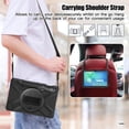 thumbnail image 4 of Funda protectora para Samsung Galaxy Tab S10 Lite / S10 FE / S9 FE 5G / S9 Tablet de 10,9''/11'', a prueba de golpes, con portalápices, correa de mano giratoria de 360° y correa para el hombro., 4 of 9