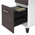 thumbnail image 3 of Somerset 72W Desk with Hutch and Bookcase in Storm Gray - Engineered Wood, 3 of 12