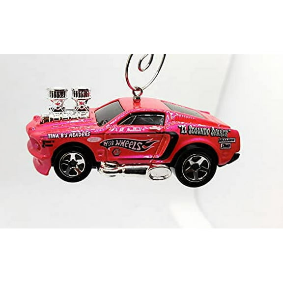 Christmas Ornament for 1968 Ford Mustang Pink