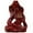 B, variant on 2025 Year Of The Figurine Chinese Zodiac Sculpture Hand Carved Wooden Statue Feng Shui Tabletop For Wealth And Fortune