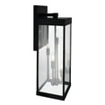 thumbnail image 2 of CWI Lighting Windsor 4 Light Modern Black Metal Outdoor Wall Light, 2 of 6