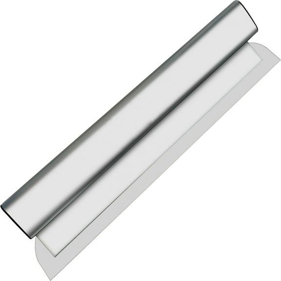 VEVOR Drywall Skimming Blade, 24in Smoothing Knockdown Spatula, Extruded Aluminum & European Stainless Steel Construction Knife & High-impact End Cap, Putty Finishing Tools for Sheetrock Gyprock