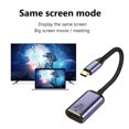 thumbnail image 4 of Adaptador de disco gratuito hembra compatible con HDMI a macho tipo C con cable corto, 4 of 6