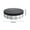 #2691-Black, variant on HaoXun 144 Inch Diameter Circular Swimming Pool Cover - All-Weather Protective Cover with Winch Cable for Above Ground Pools and Hot Tubs