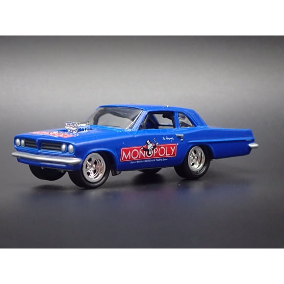 Open Box 1963 63 PONTIAC TEMPEST MONOPLY 1:64 SCALE COLLECTIBLE DIORAMA DIECAST MODEL CAR