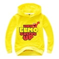 thumbnail image 1 of Ropa para niños, Sudadera con capucha y dibujo de Elmo de Barrio Sésamo para niñas, camisetas de manga larga para niños, pulóver, abrigo para bebé, chándales 7T Gao Jinjia LED, 1 of 2