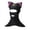 Black, variant on Sun Protection Full Face Balaclava Mask with Cat Ears Breathable Neck Cover for Women Swimming Diving Outdoor Sports Purple M