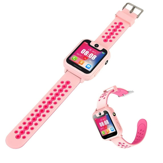 2019 UpdatedSmart Watch for Kids - Smart Watches for Boys Girls Smartwatch GPS Tracker Watch Wrist Mobile Camera Cell Phone Best Gift for Girls Children boy Pink Blue